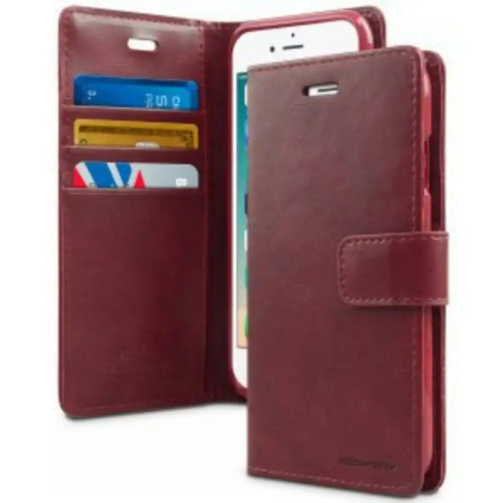 Bluemoon TPU Book Case For iPhone Xs Max - Maroon