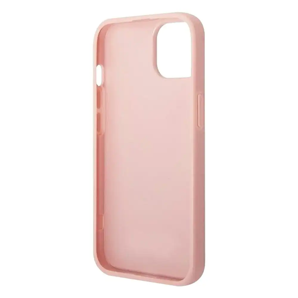 Guess Glitter Flakes Case For iPhone 14 Plus 6.7" - Pink