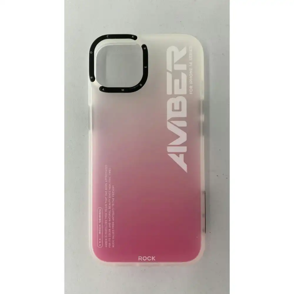 AMBER Protection Case For iPhone 14 Pro Max 6.7" - Pink