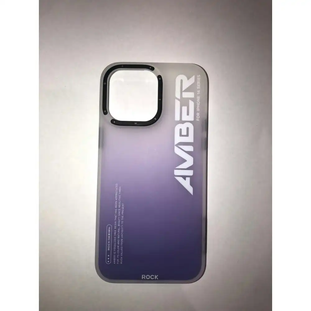 AMBER Protection Case For iPhone 14 Pro Max 6.7" - Purple