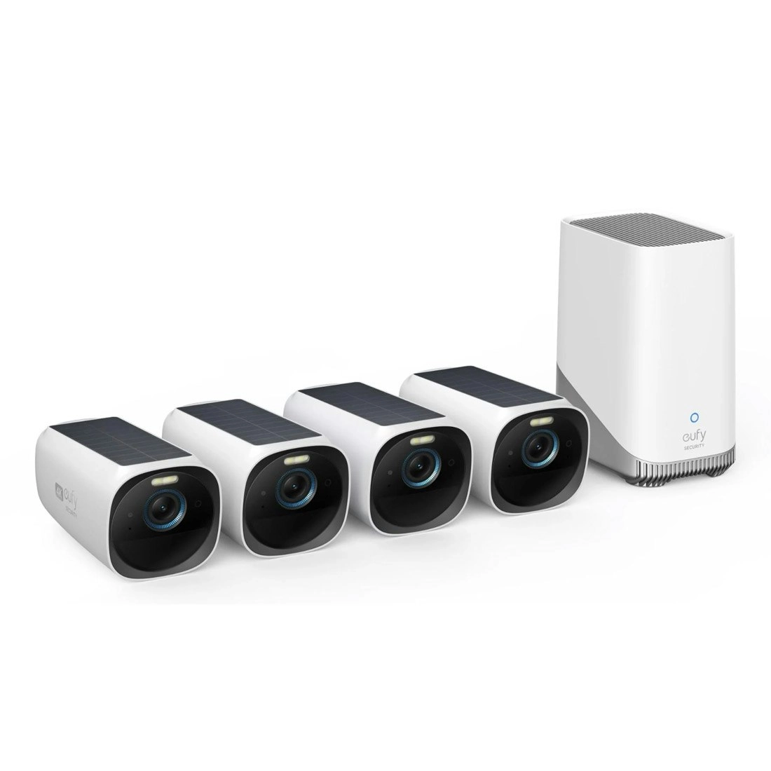 Eufy eufyCam 3 (S330) 4 Pack with HomeBase 3 T8873TW1