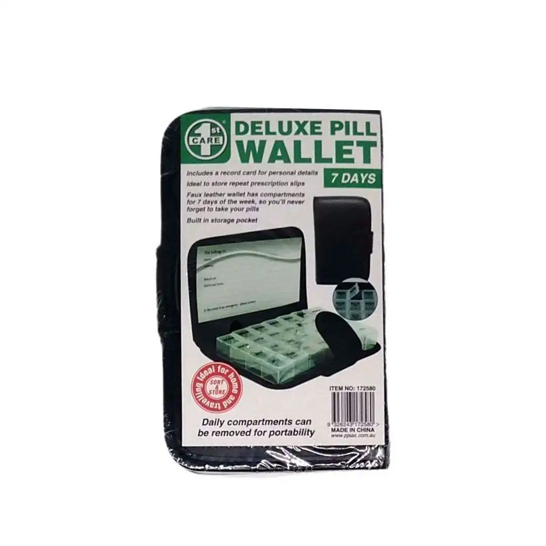 Pill Wallet Deluxe 7 Day Organiser