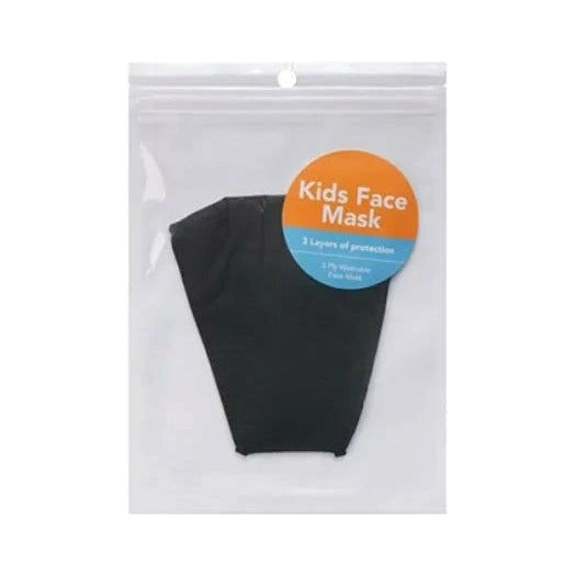 Kids Disposable Face Masks - Black