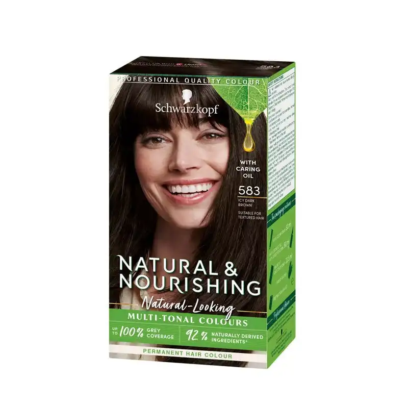 Schwarzkopf Natural and Nourish Hair Dye - Icy Dark Brown