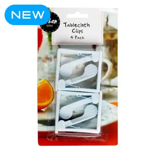 Tablecloth - Tablecover Clips White