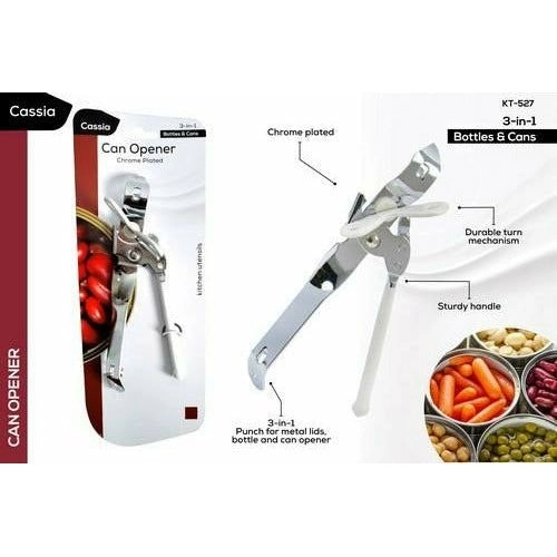 Can Opener Multi Function with Handle