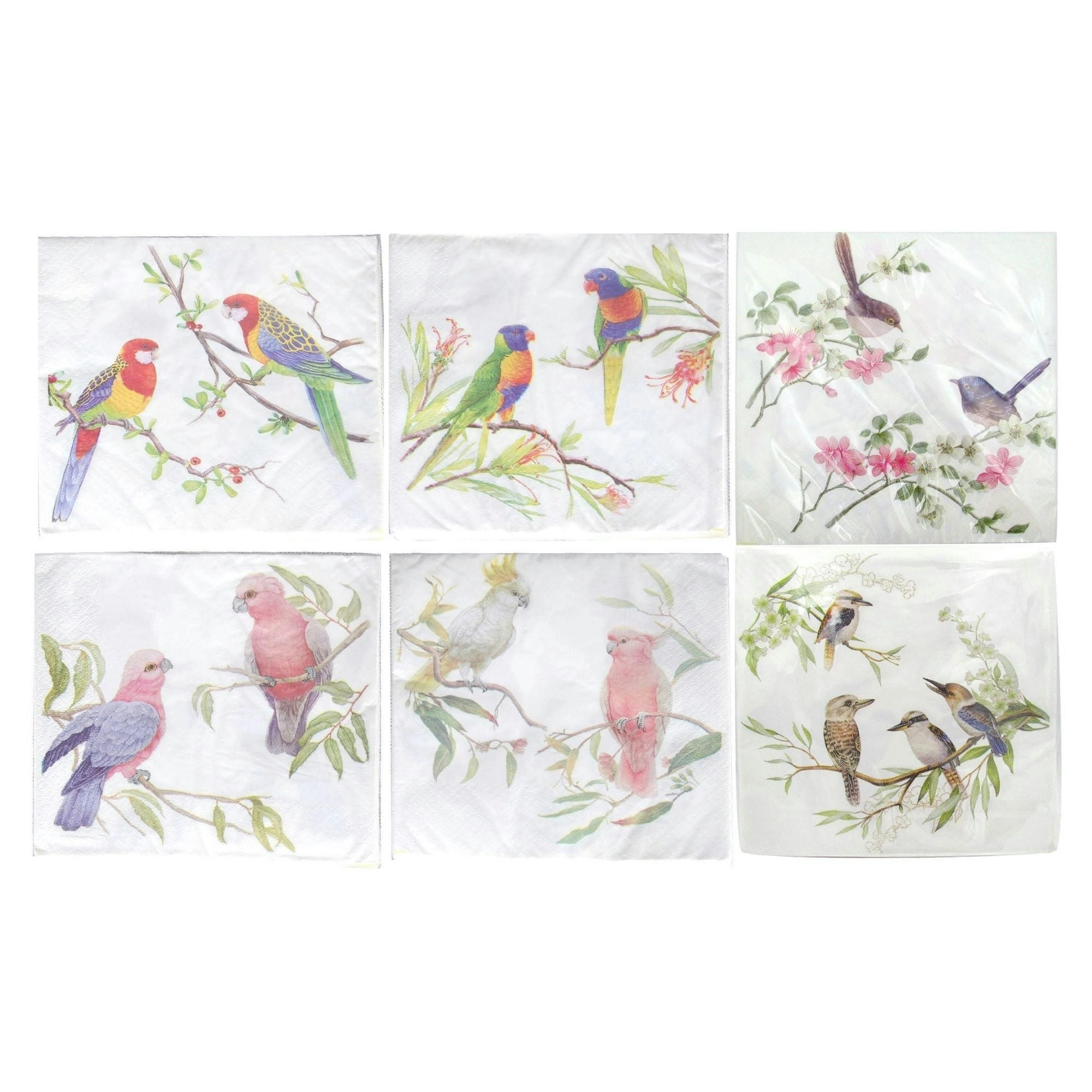 Luncheon Napkins - Birds