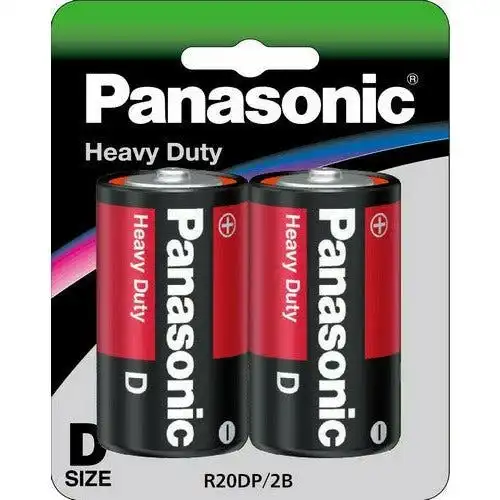 Panasonic Size D Heavy Duty - 2 Pack 1 Piece