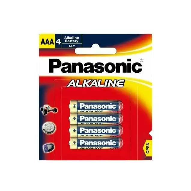 Panasonic Size AAA Alkaline - 4 Pack 1 Piece