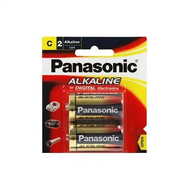 Panasonic Size C Alkaline - 2 Pack 1 Piece