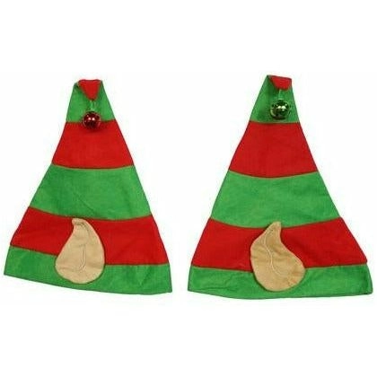 Christmas Elf Hat with Ears & Bell