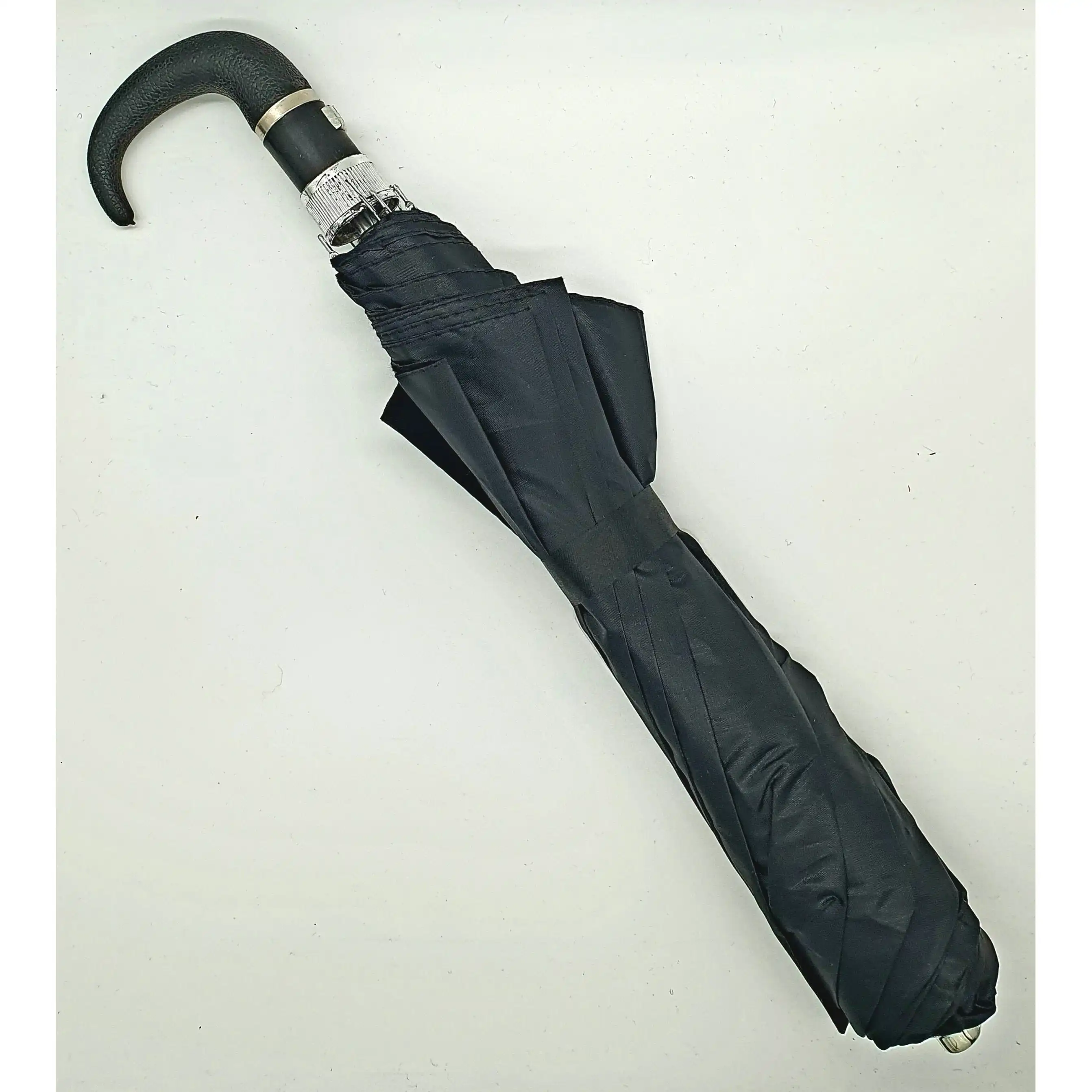 Foldable Hook Umbrella - Black