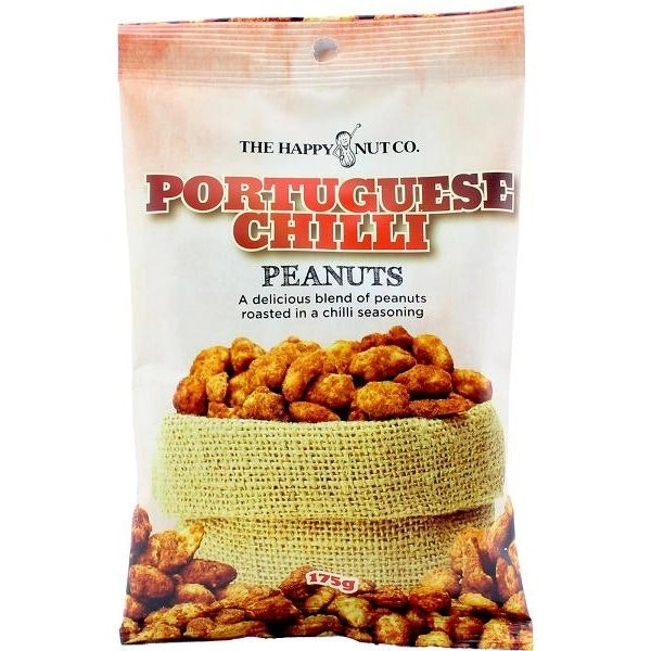 The Happy Nut Co. Portugese Chilli Peanuts Bag