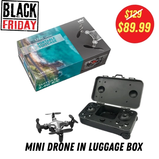 Mini Drone in Luggage Box