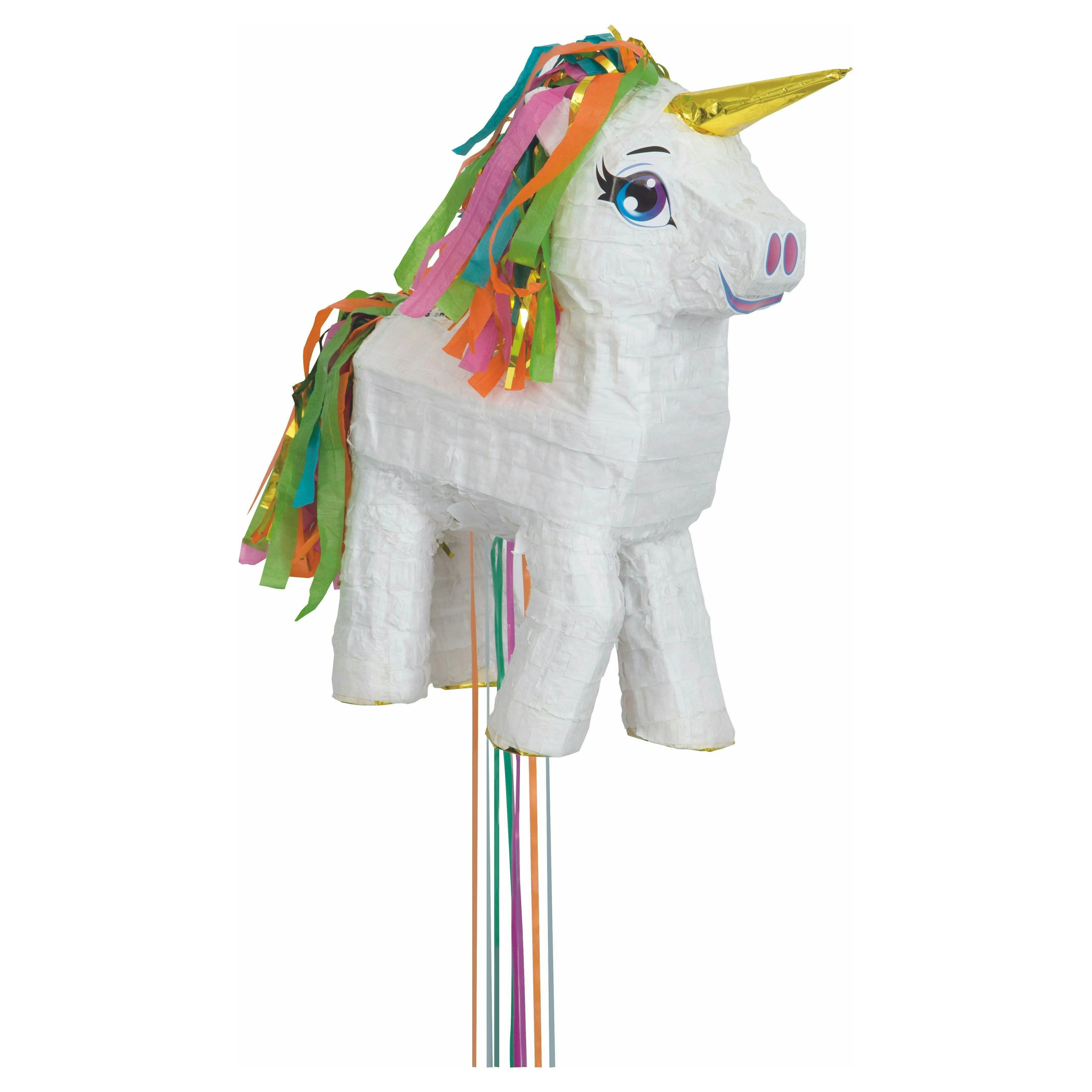 Pinata Pull White Unicorn