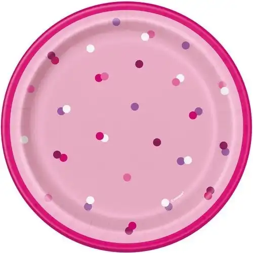 Pink Paper Plates