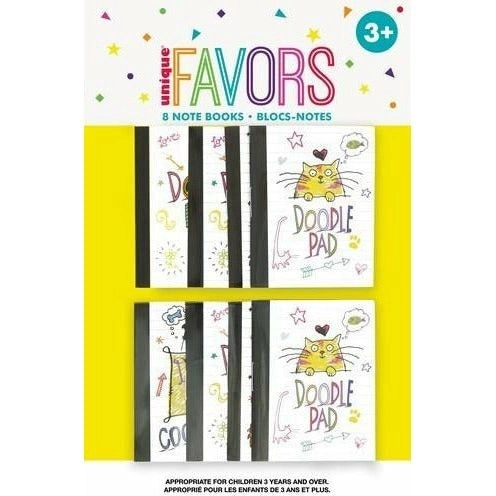 Doodle Pad Note Books - Party Favors