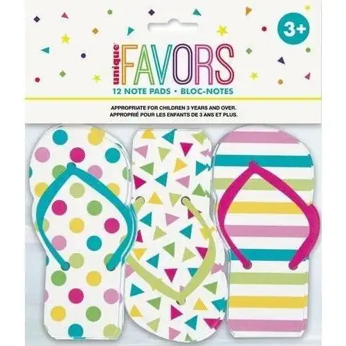 Flip Flop Note Pads - Party Favors