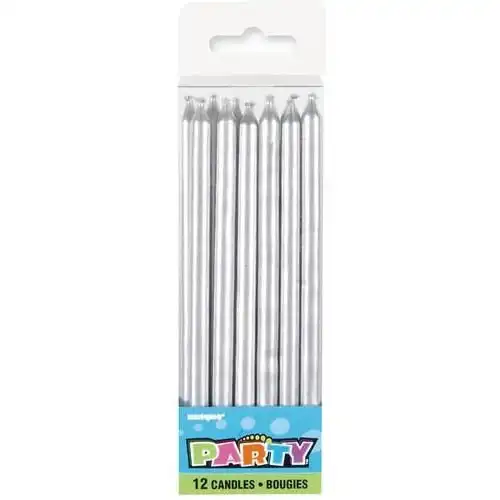 Birthday Candles - Silver