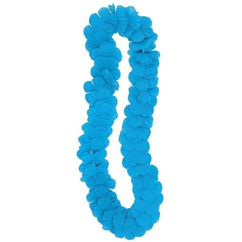 Luau Flower Lei Teal Blue