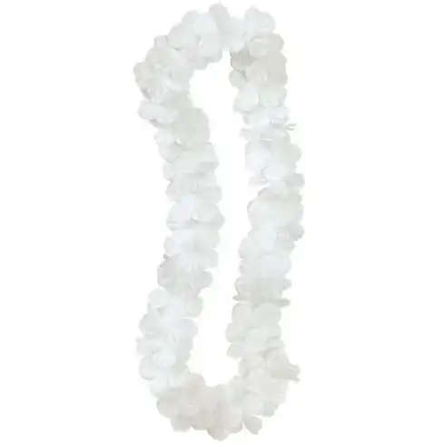 Luau Flower Lei White