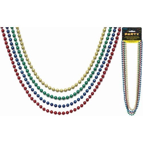 Bead Necklaces - Metallic