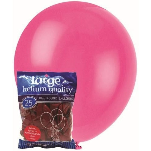 Hot Pink Decorator - Latex Balloons