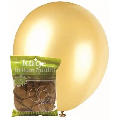 Gold Metallic - Latex Balloons