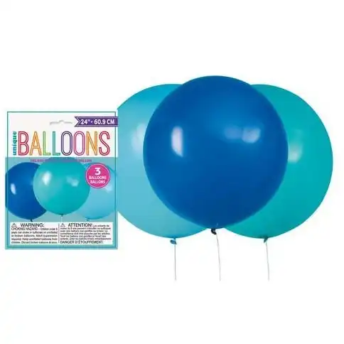 Teal & Blue - Latex Balloons