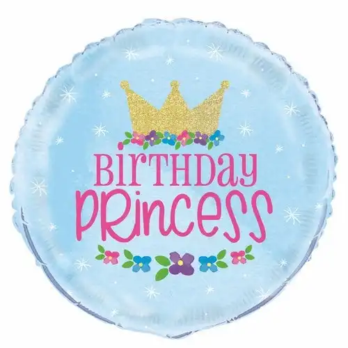 Magical Princess Birthday Princess 45cm Foil Balloon