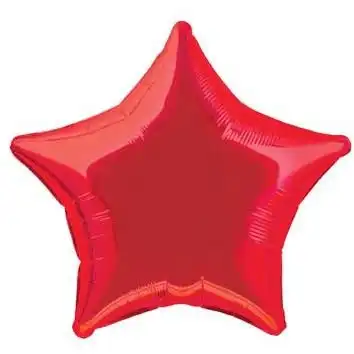 Red Star Foil Balloon