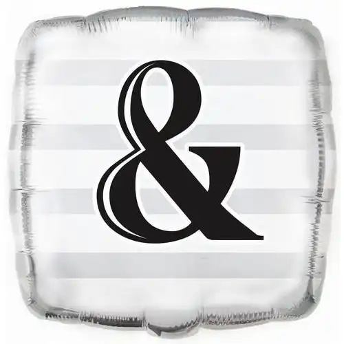 Wedding Square Foil Balloon - 45cm