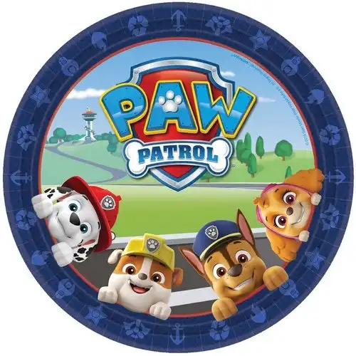 Paw Patrol Adventure Round Plate