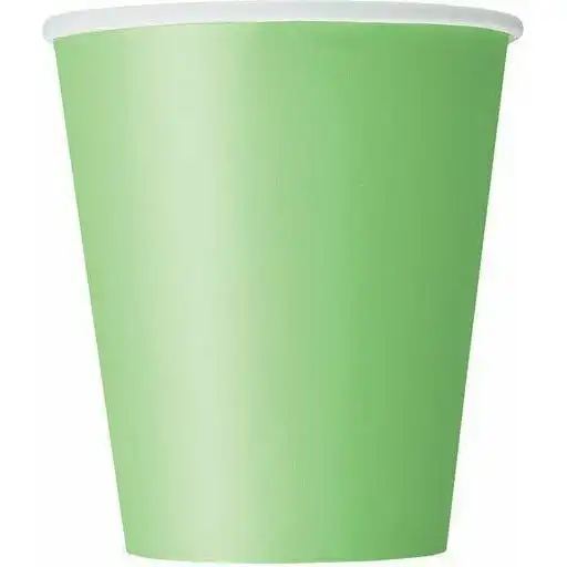 Lime Green Paper Cups