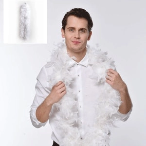 Feather Boa - White