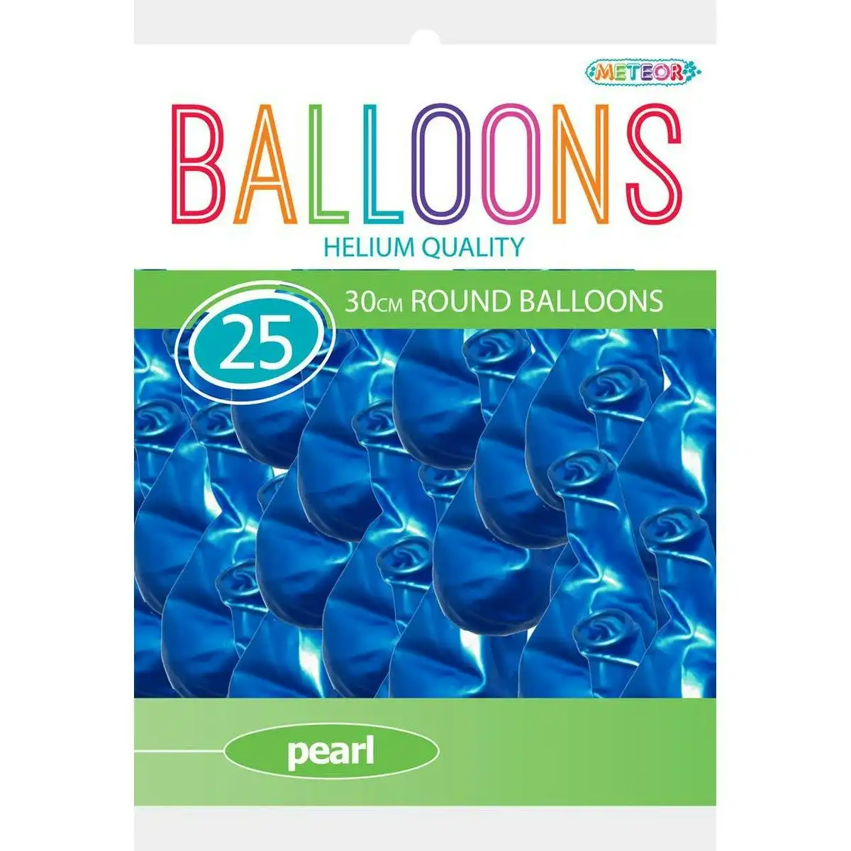 Electric Blue Pearl - Latex Balloons