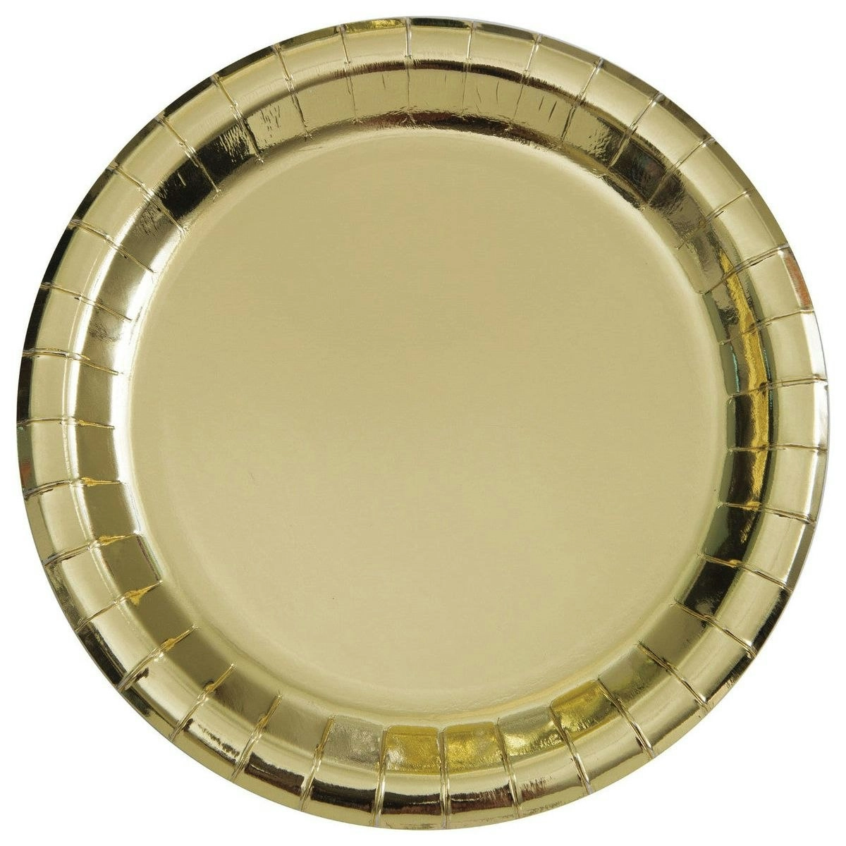 Plates Round - Gold Foil