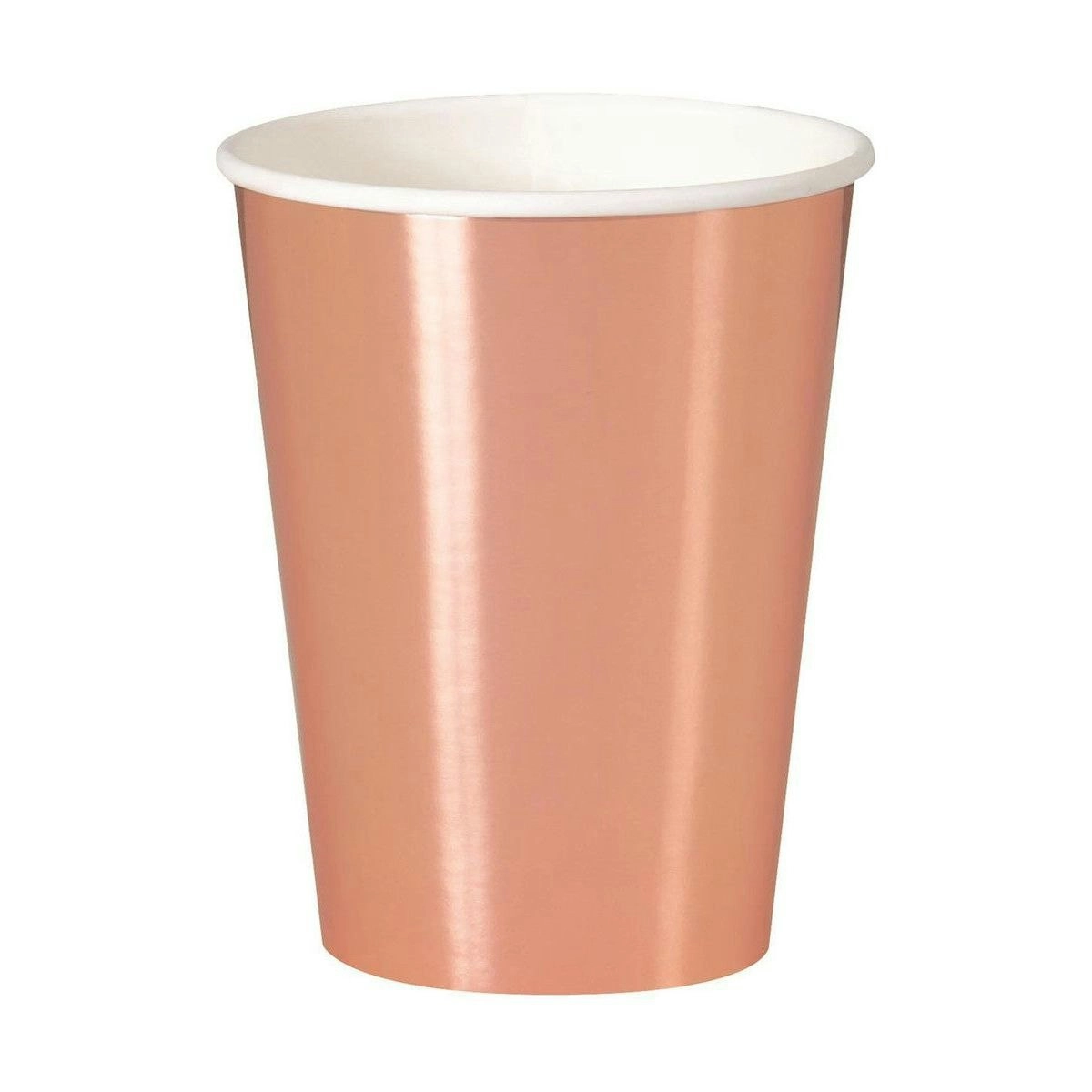 Paper Foil Cups - Rose Gold