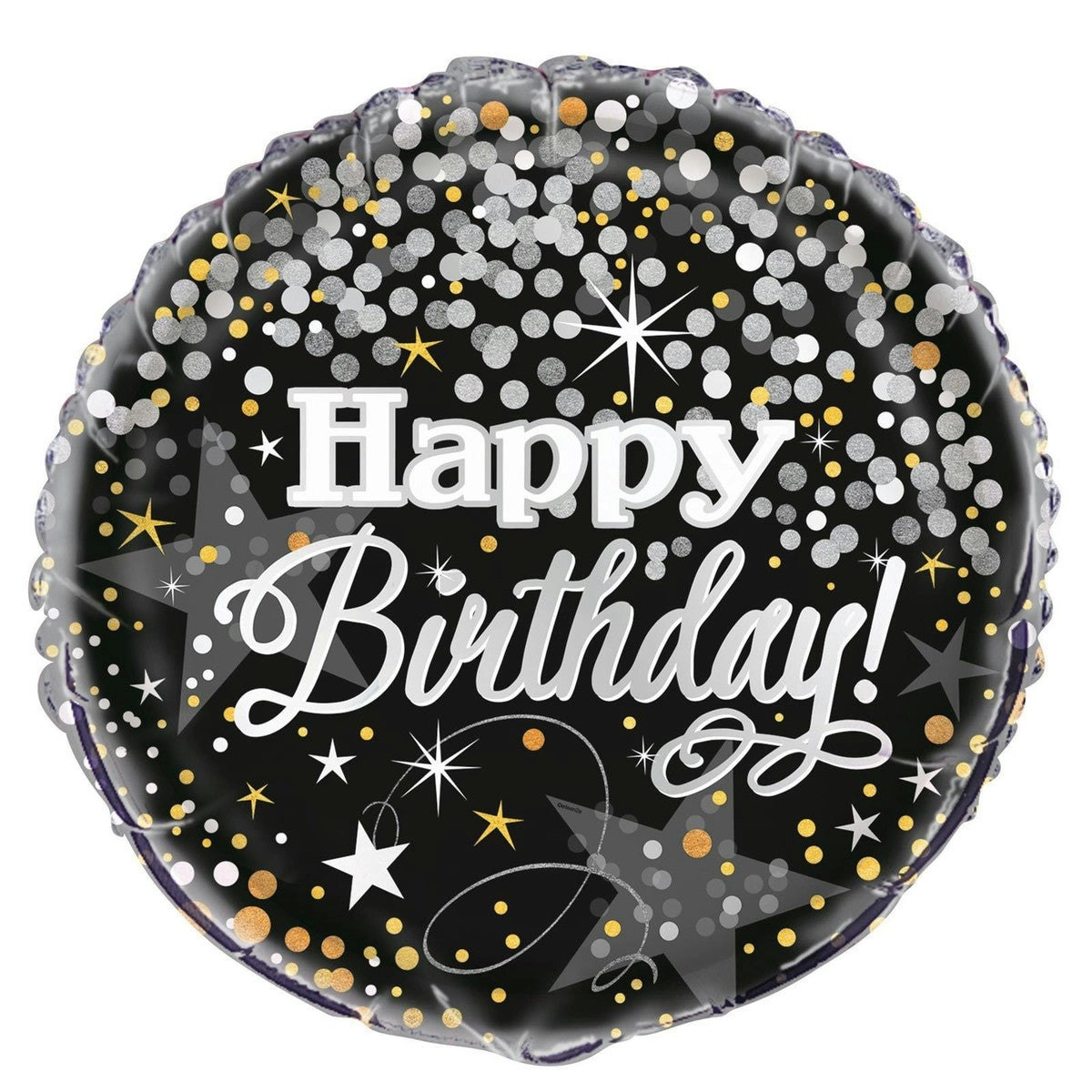 Glitter Happy Birthday - Foil Balloon