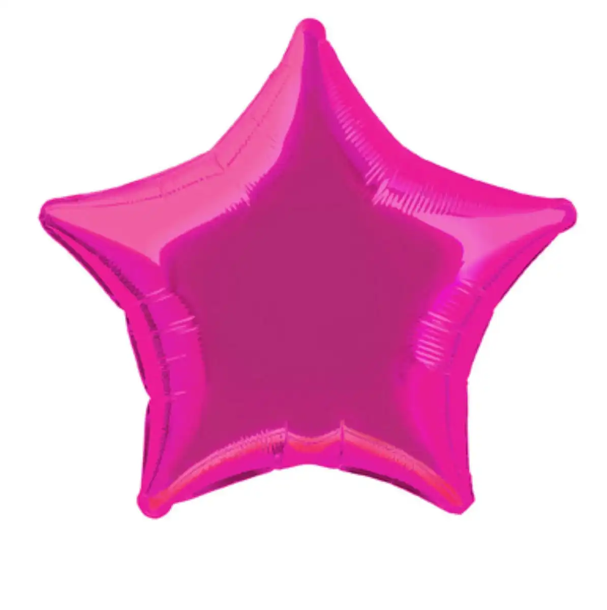 Foil Balloon - Hot Pink Star