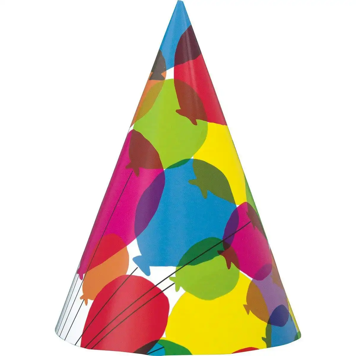 Party Hats - Balloons & Rainbow