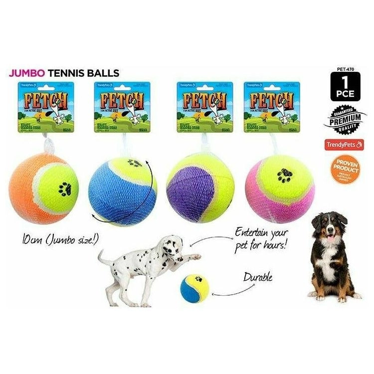 Pet Fetch Tennis Ball - Jumbo