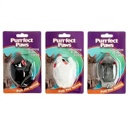 Purrfect Paws Cat Toy Vibrating Mouse