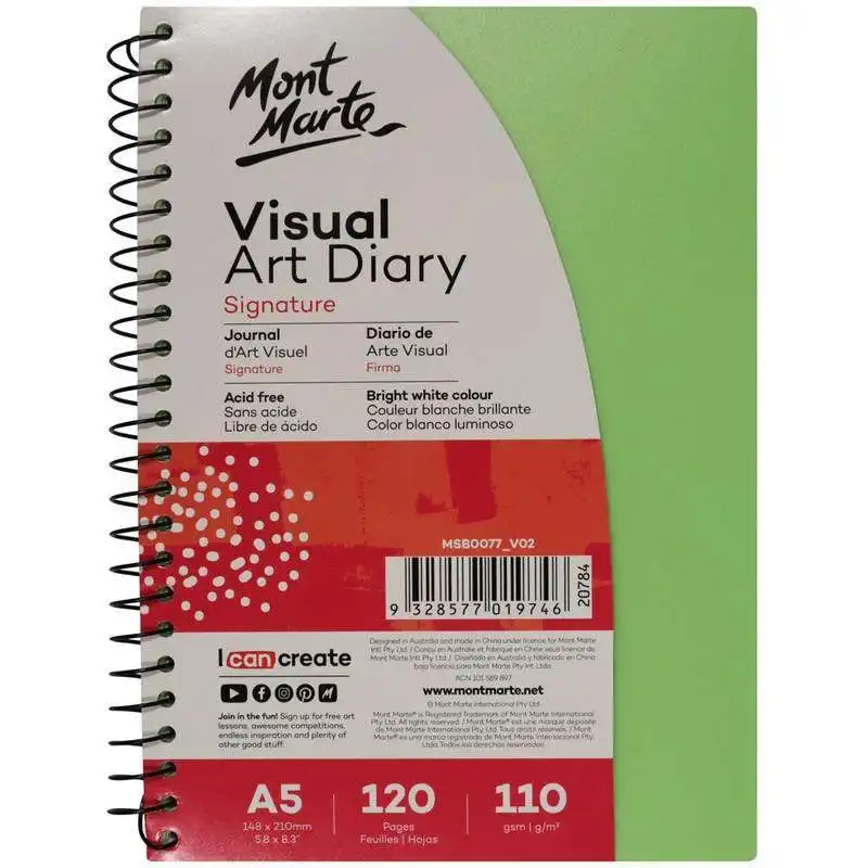 Mont Marte PP Signature Visual Art Diary PP