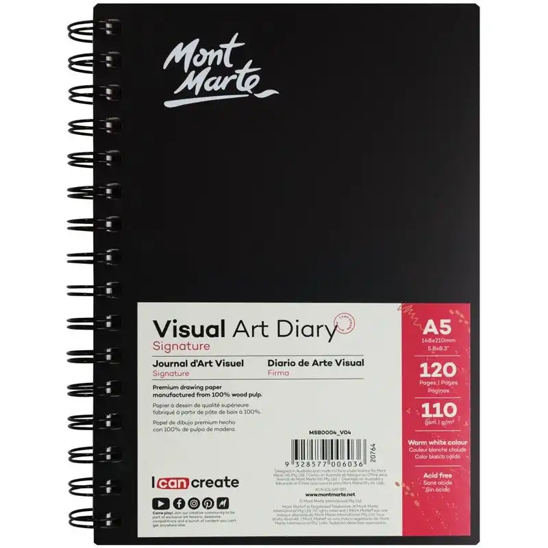 Mont Marte Signature Visual Art Diary A5