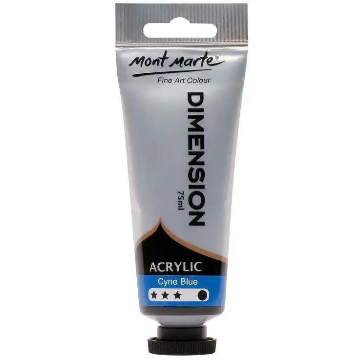 Mont Marte Dimension Acrylic Paint - Cyan Blue