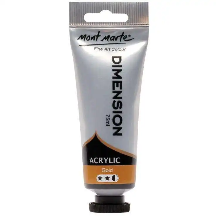 Mont Marte Dimension Acrylic Paint - Gold