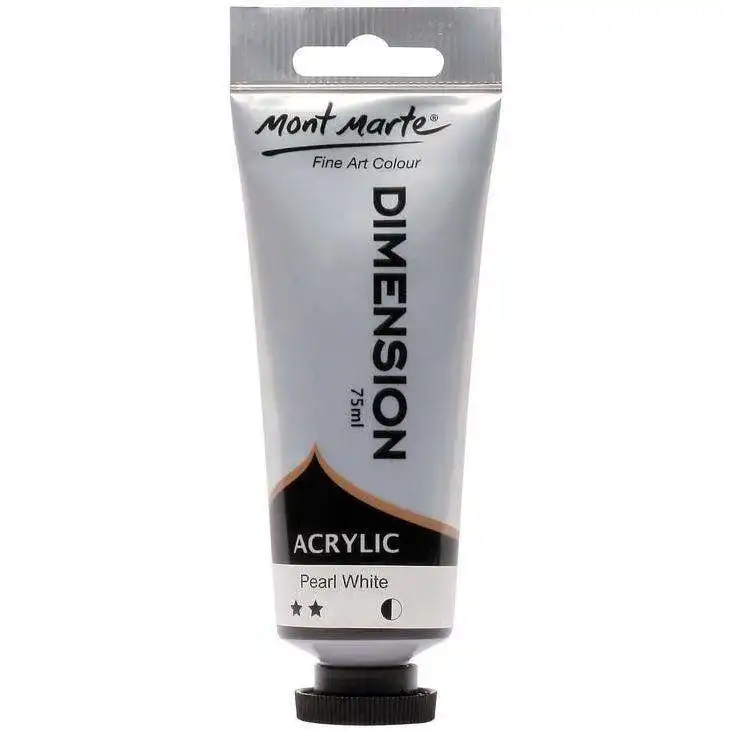 Mont Marte Dimension Acrylic Paint - Pearl White