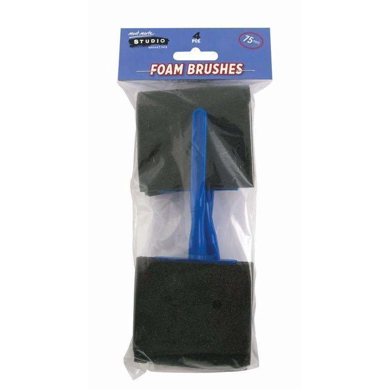 Mont Marte Foam Hobby Brush 75mm Poly Bag