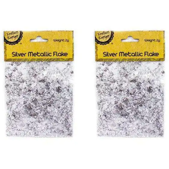 Metallic Flakes - Silver